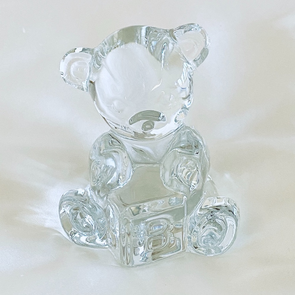 WATERFORD Baby Bear with Block